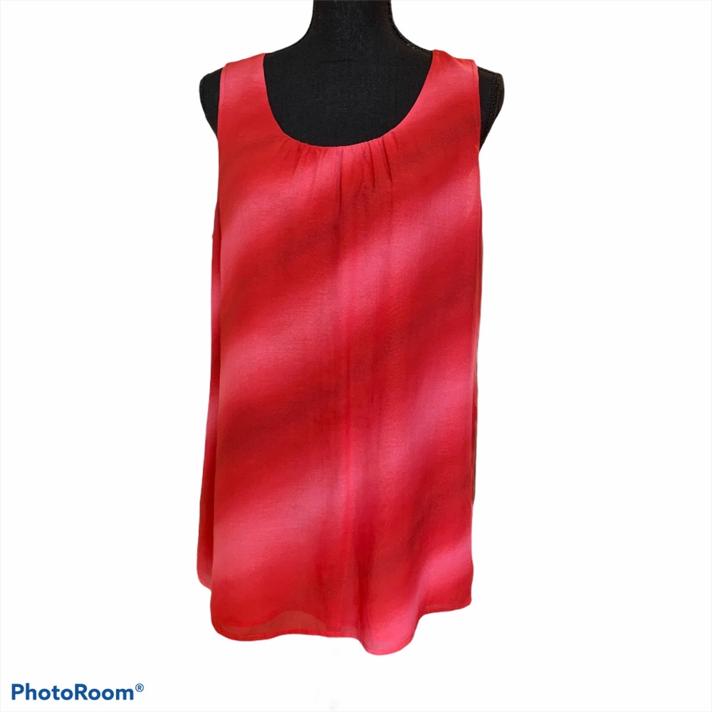 🐳 4 for $12 EUC J.Jill Diagonal Ombré Tank
